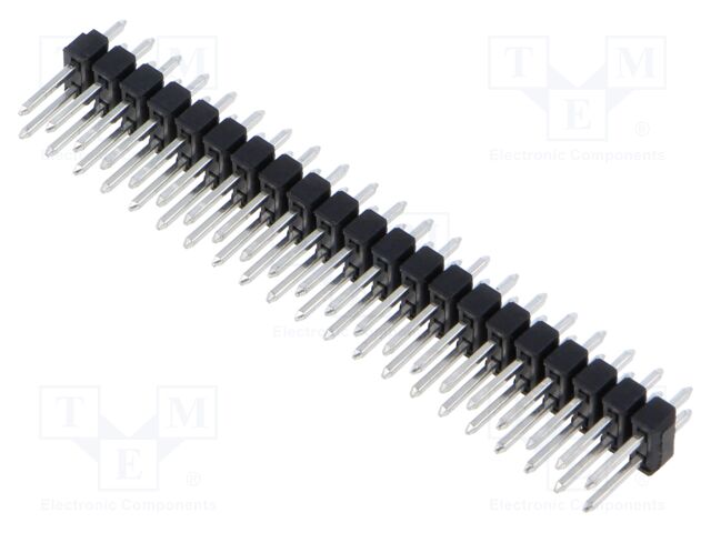 Connector: pin strips; pin header; male; PIN: 42; 2.54mm; THT; 2x21