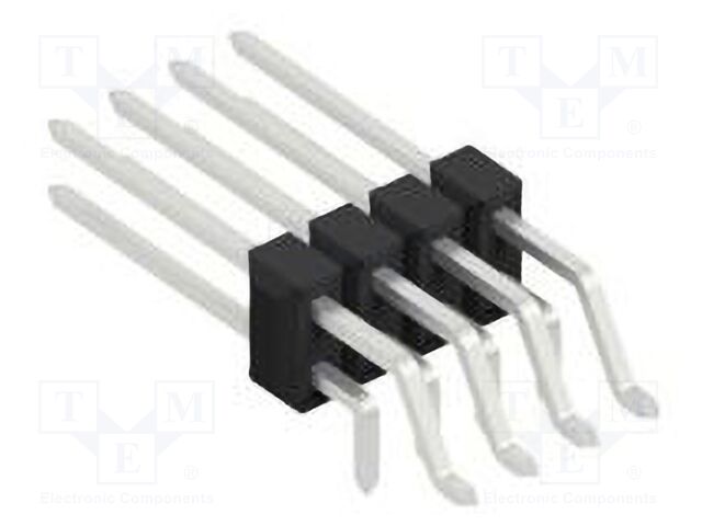 Connector: pin strips; pin header; male; PIN: 8; 2.54mm; SMT,THT