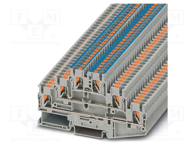 Splice terminal: rail; PT; PA; L: 56.4mm; terminals: 6; W: 5.2mm
