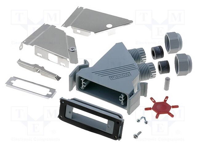 Enclosure: for D-Sub connectors; D-Sub 25pin,D-Sub HD 44pin