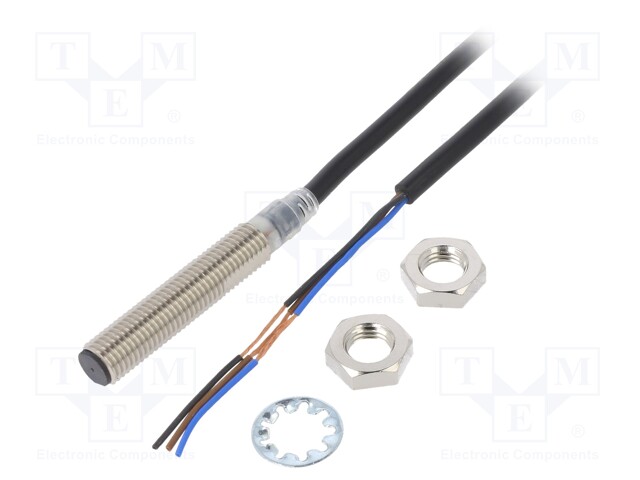 Sensor: inductive; Output conf: PNP / NO; 0÷4mm; 10÷30VDC; M8; IP67