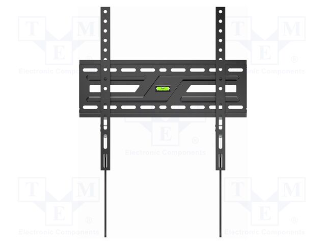 Holder; for wall mounting; 75kg; 37÷75"; black; permanent