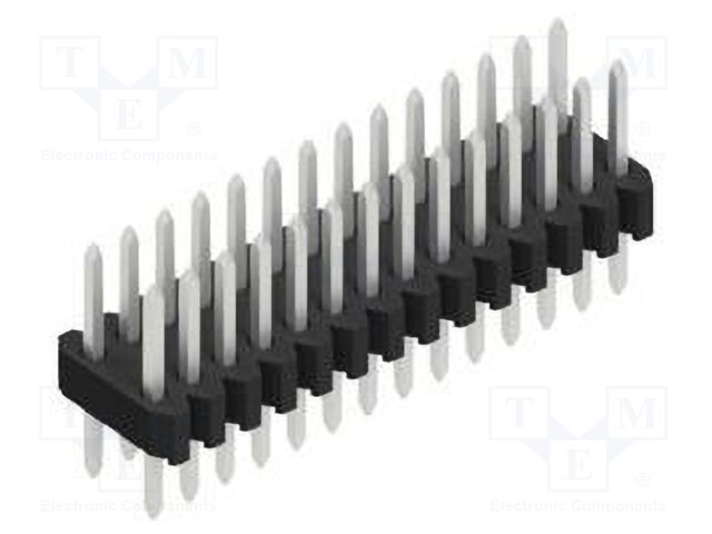 Connector: pin strips; pin header; male; PIN: 28; 1.27mm; THT; 2x14