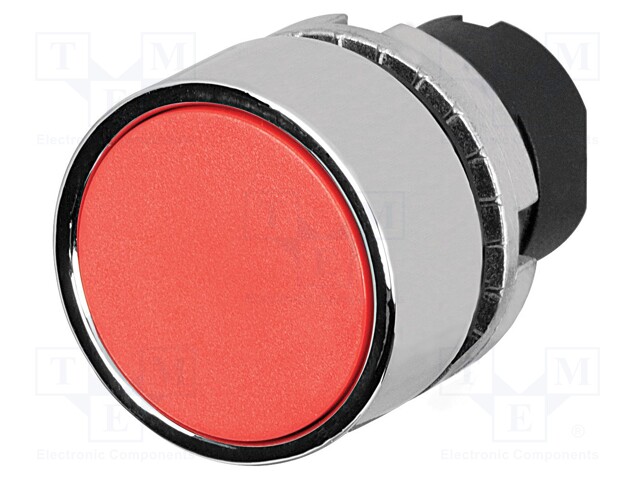 Switch: push-button; 22mm; Stabl.pos: 2; red; none; IP65; flat; 46