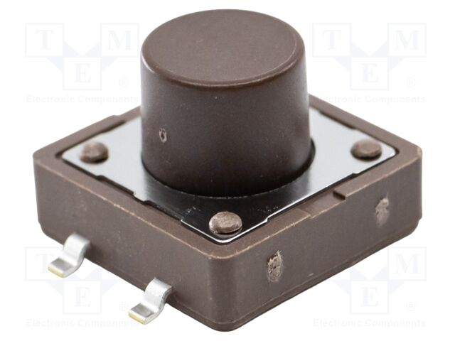 Microswitch TACT; SPST-NO; Pos: 2; 0.05A/12VDC; SMT; 1.57N; 8.5mm