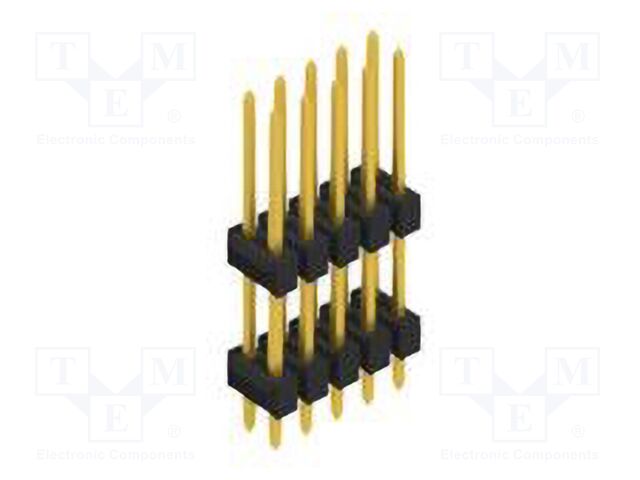 Connector: pin strips; pin header; male; PIN: 10; 2.54mm; THT; 2x5