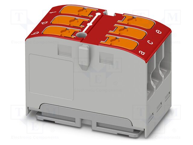 Splice terminal: rail; 24A; 450V; push-in; PA; L: 21.7mm; 0.14÷4mm2