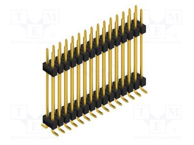 Connector: pin strips; pin header; male; PIN: 30; 2.54mm; SMT; 2x15
