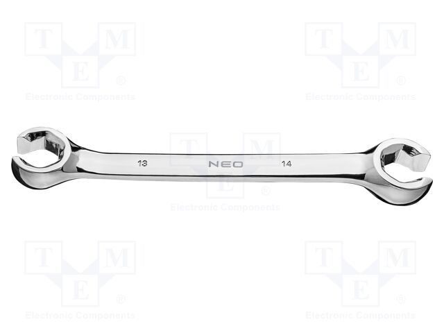 Wrench; flare nut wrench; 13mm,14mm; Chrom-vanadium steel