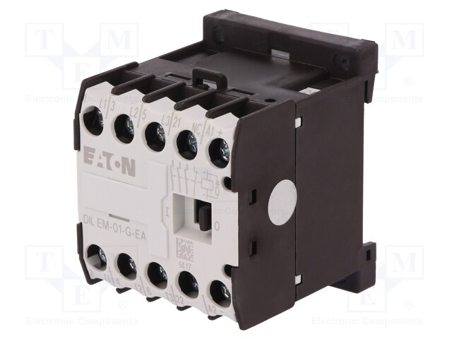 Contactor: 3-pole; NO x3; Auxiliary contacts: NC; 24VDC; 8.8A; DIN