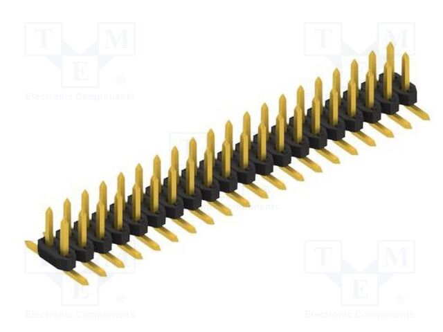 Connector: pin strips; pin header; male; PIN: 40; 2mm; SMT; 2x20