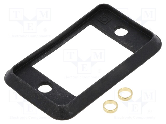 Socket gasket; SLIM; Colour: black; 29mm; Gasket: silicone