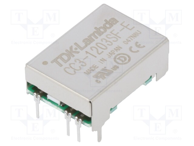 Converter: DC/DC; 3W; Uin: 12V; 3.3VDC; Iout: 800mA; DIP7; 4.5g