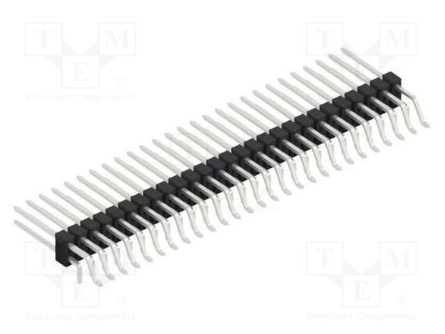 Connector: pin strips; pin header; male; PIN: 54; 2.54mm; SMT,THT