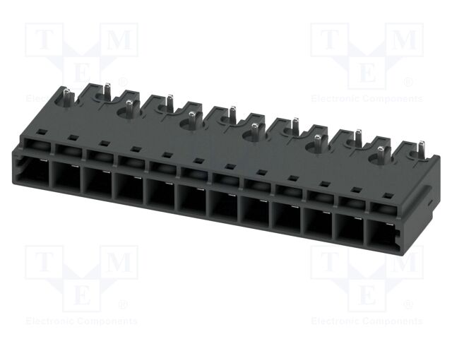 PCB headers, nominal cross section: 4 mm2, color: black, nom