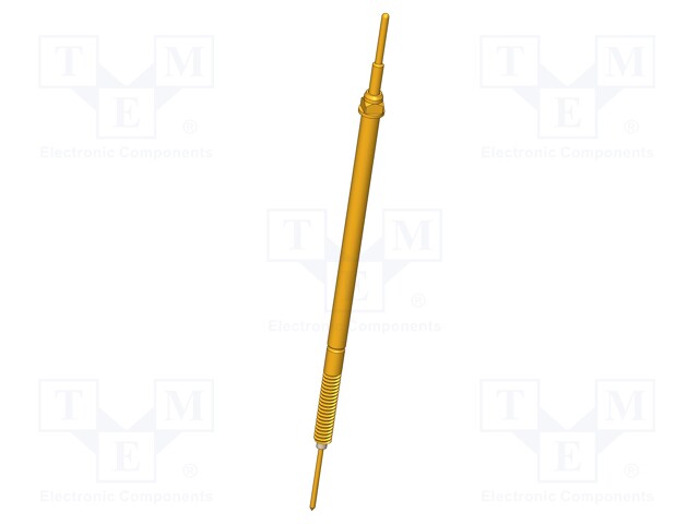 Test needle; Maksimum spring compression: 5mm; 3A; Contacts: CuBe