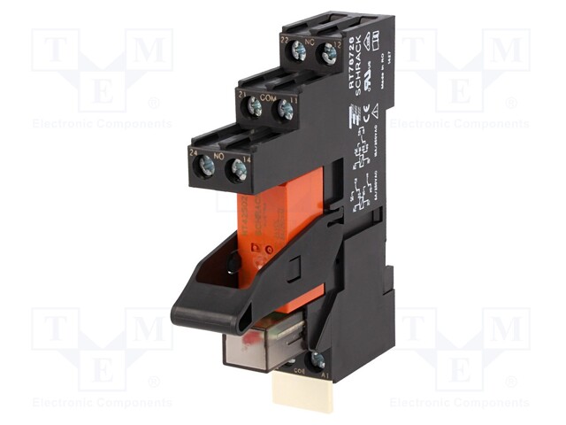 Relay: interface; DPDT; Ucoil:24VDC; 8A; 8A/250VAC; 8A/30VDC