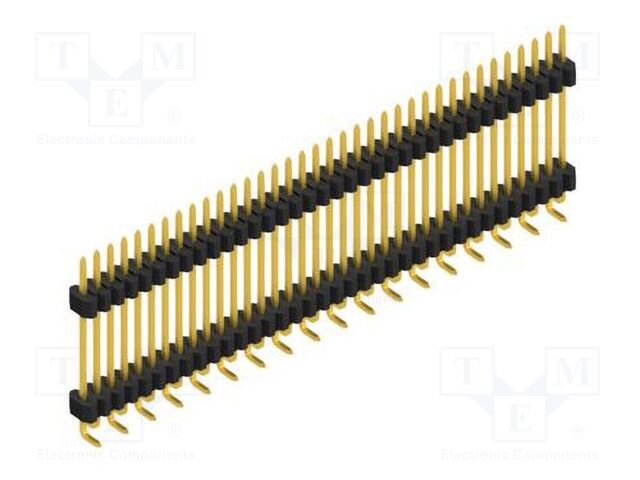Connector: pin strips; pin header; male; PIN: 36; 1.27mm; SMT; 1x36