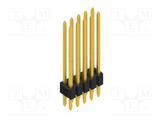 Connector: pin strips; pin header; male; PIN: 10; 1.27mm; THT; 2x5