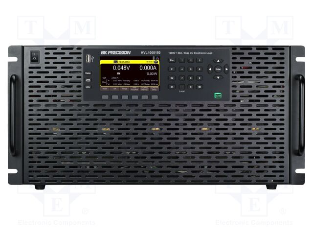 Programmable electronic load DC; 0÷1kV; 0÷50A; 6kW; 100÷240VAC