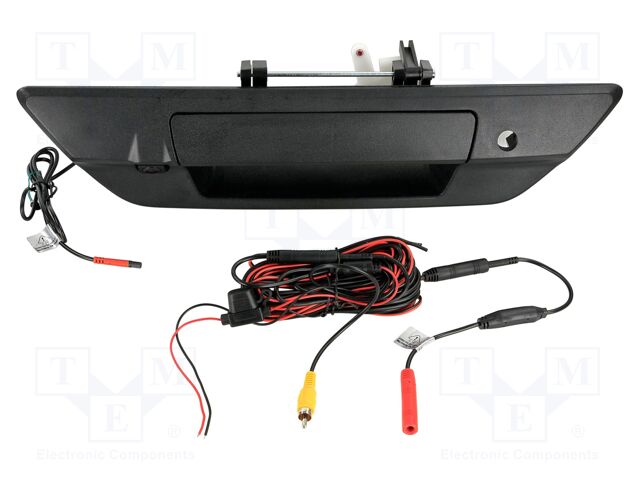 Rear view camera; 110°; black; 12VDC; Kit: camera; Features: NTSC