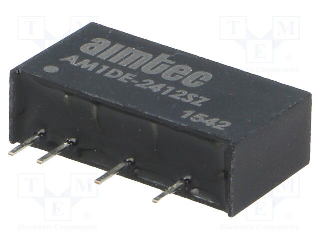 Converter: DC/DC; 1W; Uin: 21.6÷26.4V; 12VDC; Iout: 83mA; SIP7; 2.4g