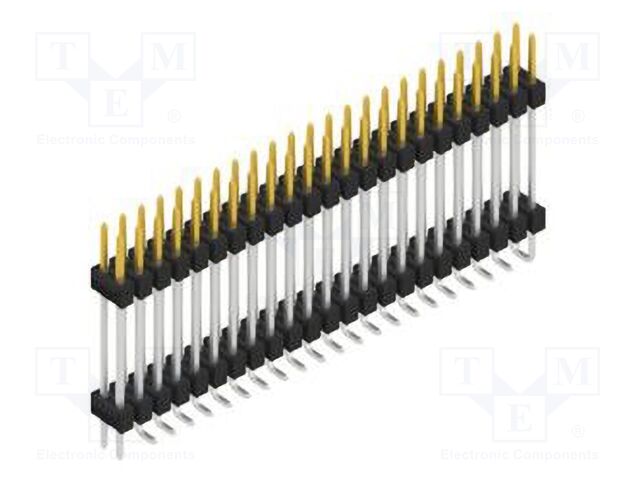Connector: pin strips; pin header; male; PIN: 46; 2.54mm; SMT; 2x23
