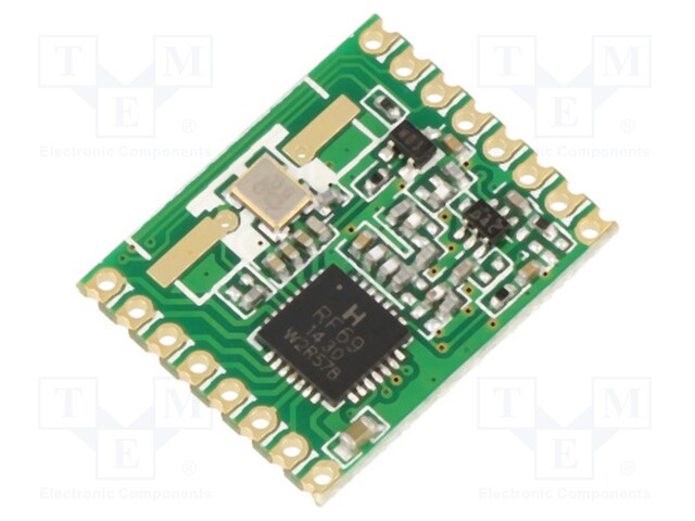 Module: RF; FM transceiver; FSK; 868MHz; SPI; 1.8÷3.6VDC; 20dBm