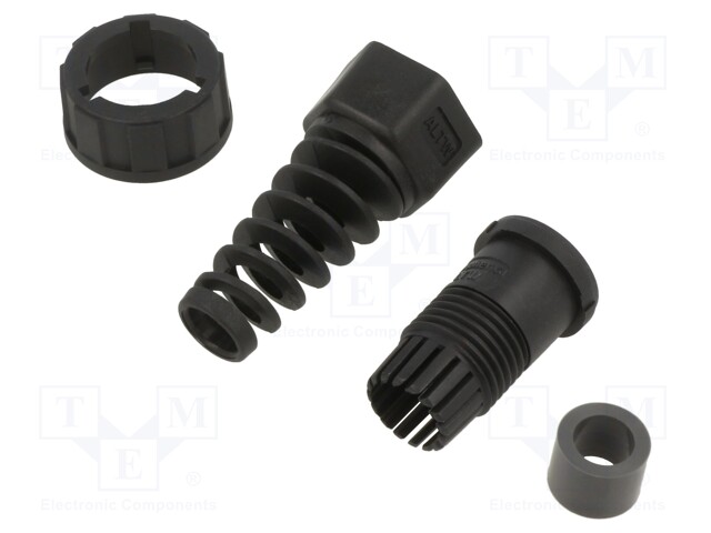 RJ45 housing; with strain relief; 4.5÷6.5mm; IP67; for cable