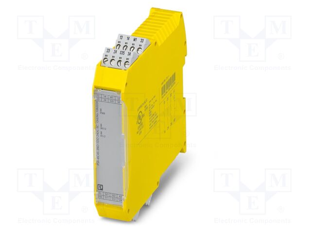 Module: safety relay; 24VDC; IN: 3; for DIN rail mounting; IP20