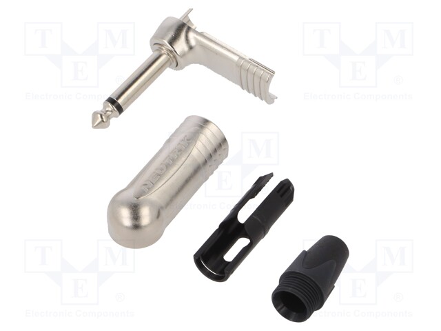 "R/A 1/4"" 2POLE PLUG"