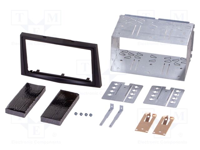 Radio frame; Opel; 2 DIN; black