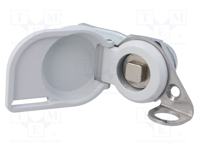 Lock; left; zinc and aluminium alloy; 15mm; Features: without key
