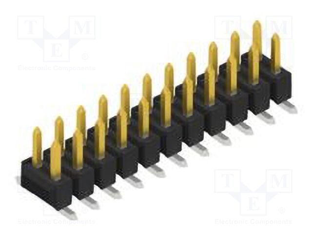 Connector: pin strips; pin header; male; PIN: 22; 2.54mm; SMT; 2x11