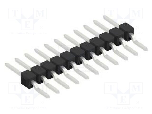 Connector: pin strips; pin header; male; PIN: 11; 2.54mm; SMT; 1x11