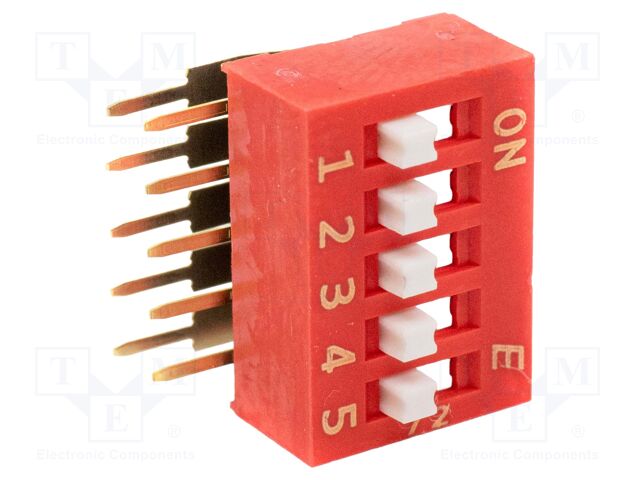 Switch: DIP-SWITCH; OFF-ON; 0.1A/50VDC; Pos: 2; -20÷85°C; THT; KAS