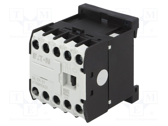 Contactor: 4-pole; NC + NO x3; 24VAC; 6A; DIN,on panel; DILER
