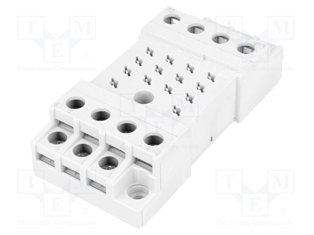 Socket; PIN: 14; 10A; 250VAC; Mounting: on panel; Series: R15
