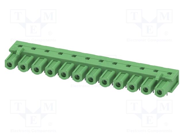 PCB headers, nominal cross section: 2.5 mm?, color: green, n