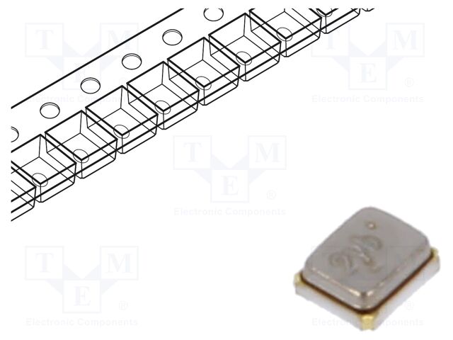 Resonator: ceramic; 12pF; ESR: 90Ω; SMD; -30÷85°C; 2x1.6x0.65mm