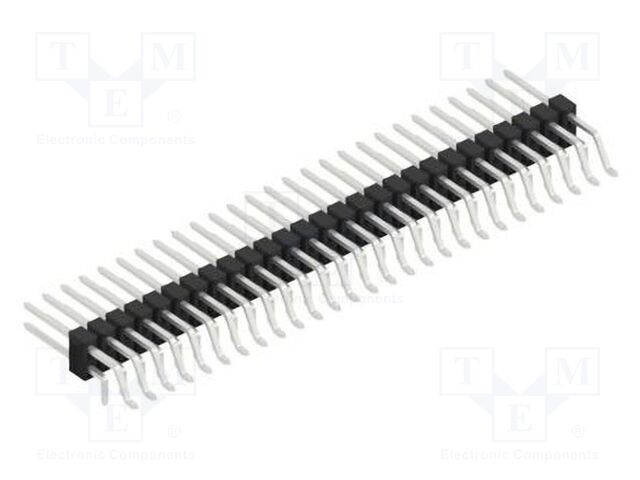 Connector: pin strips; pin header; male; PIN: 54; 2.54mm; SMT,THT