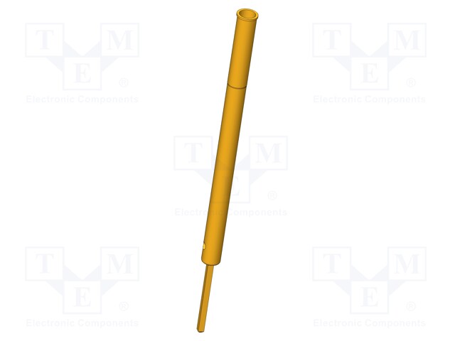 Test probe socket; Contact plating: gold-plated; on cable
