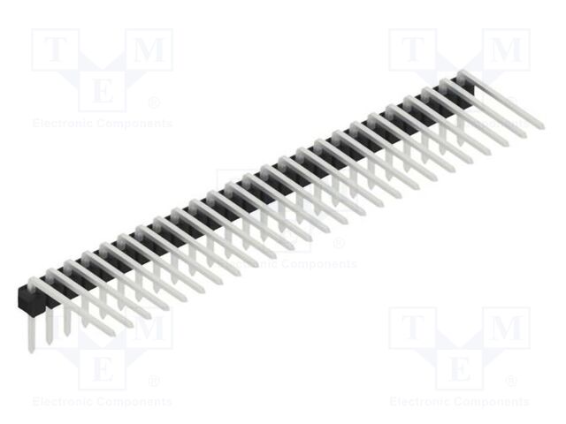 Connector: pin strips; pin header; male; PIN: 25; 2.54mm; THT; 1x25