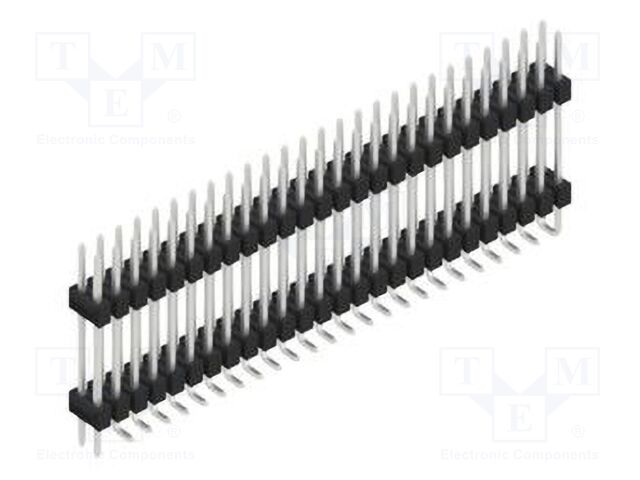 Connector: pin strips; pin header; male; PIN: 52; 2.54mm; SMT; 2x26