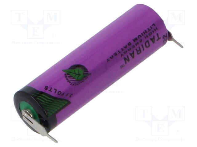 Battery: lithium (LTC); 3.6V; AA; 2pin; Ø14.7x50.5mm; 2400mAh