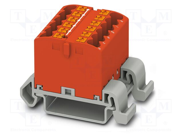 Splice terminal: rail; 24A; 690V; push-in; PA; 0.14÷4mm2; W: 31.5mm