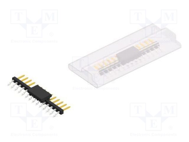 Connector: pin strips; pin header; male; PIN: 14; 2mm; SMT; 1x14