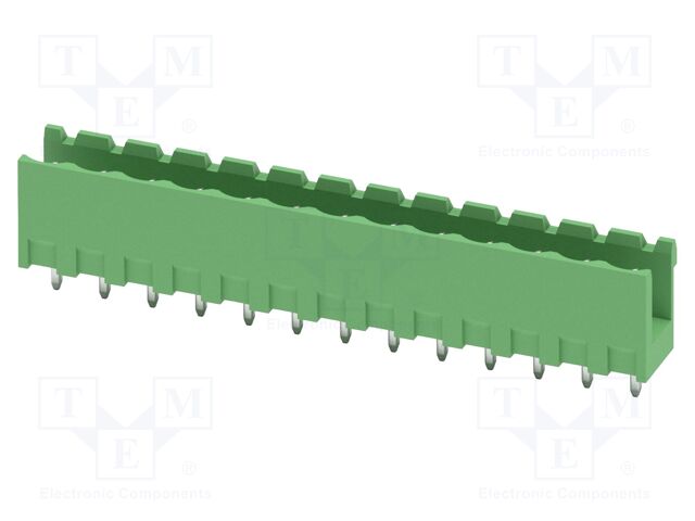 PCB headers, nominal cross section: 2.5 mm?, color: green, n