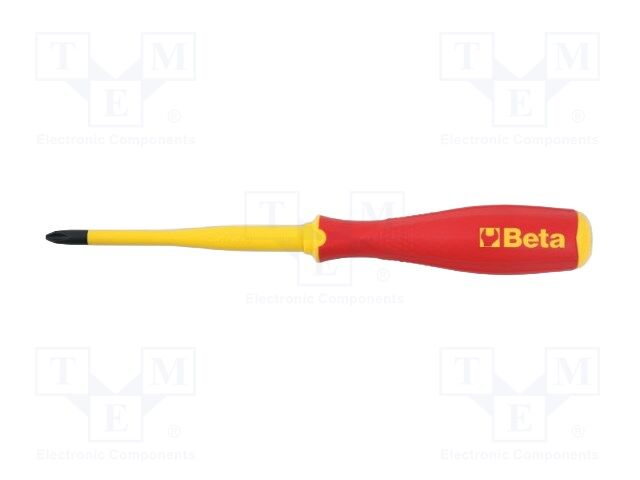 Screwdriver: insulated; slim; Phillips; PH1; Blade length: 75mm