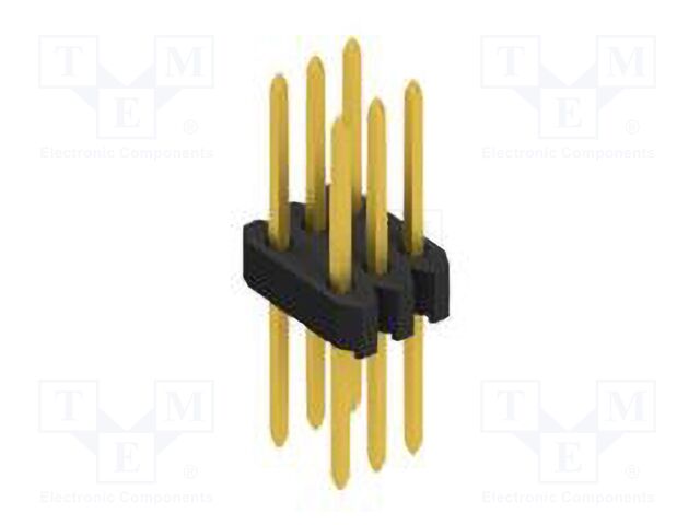 Connector: pin strips; pin header; male; PIN: 6; 1.27mm; THT; 2x3